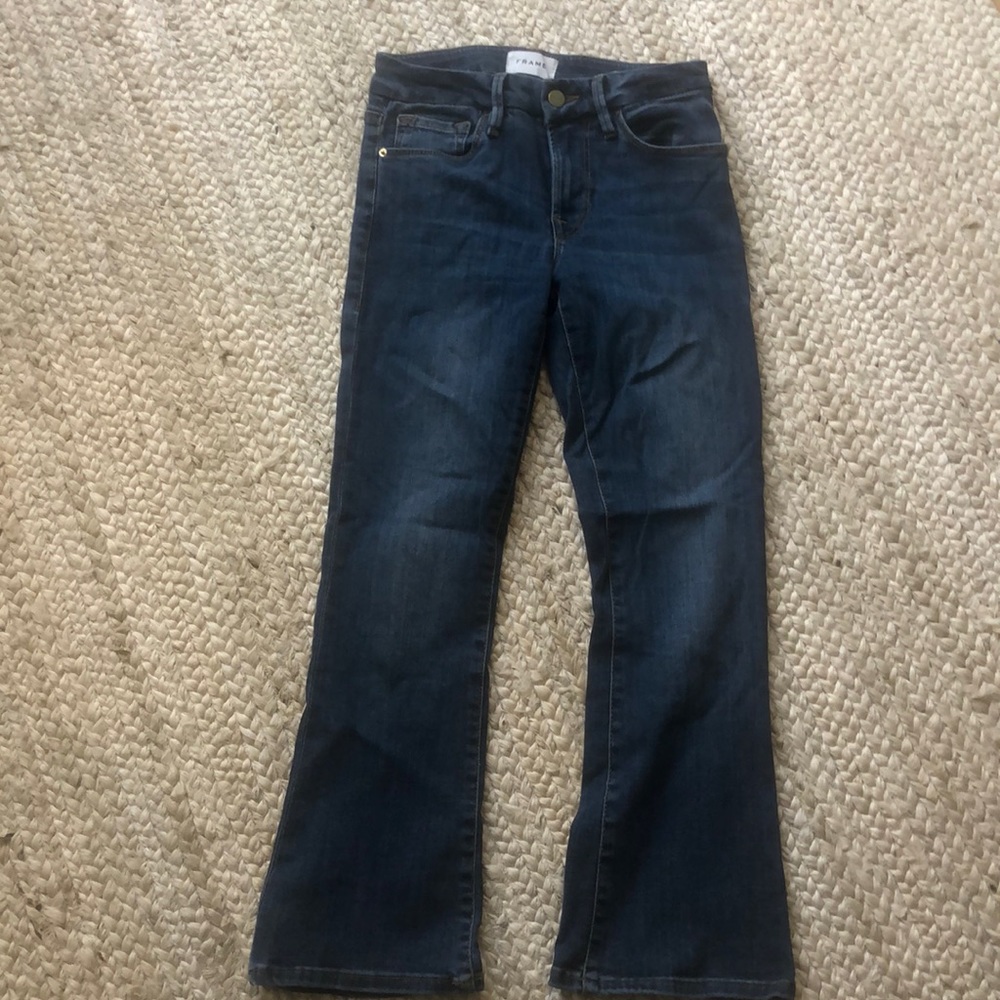 NWOT Frame le crop mini boot size 25